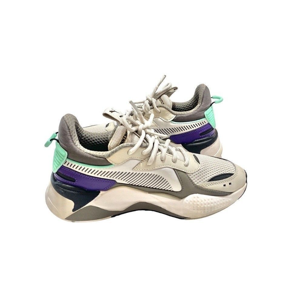 Puma RS-X Tracks Sneakers [369629-01] Gray Violet/Charcoal Gray Size 4.5